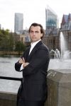 Den Haag 6 oktober 2016
Thiery Baudet rondom en op het binnenhof en bij torentje.