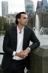 Den Haag 6 oktober 2016
Thiery Baudet rondom en op het binnenhof en bij torentje.