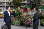 Den Haag 6 oktober 2016
Thiery Baudet rondom en op het binnenhof en bij torentje.