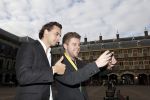 Den Haag 6 oktober 2016
Thiery Baudet rondom en op het binnenhof en bij torentje.
