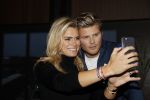 Amsterdam 2 oktober 2016
Patricia Paay en haar vriend  Robbert Hinfelaar bij de opnames van het sbs 6 programma Show XL gepresenteerd door Fred v Leer en Lucille Werner. Tim Douwsma en Nicolette v Dam zitten er ook.