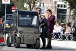 Amsterdam 27 september 2017 
Connie Witteman laat aan mensen haar gepimpte Biro wagentje zien