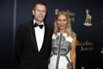 Utrecht 29 september 2017
Uitreiking gouden kalveren in de schouwburg van Utrecht. Elle van Rijn met een kennis