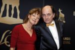 Utrecht 29 september 2017
Uitreiking gouden kalveren in de schouwburg van Utrecht. Jean van der Velden en partner