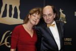 Utrecht 29 september 2017
Uitreiking gouden kalveren in de schouwburg van Utrecht. Jean van der Velden en partner