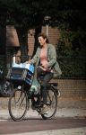 Amsterdam 27 september 2017     
Prinses Marilene v Vollenhoven op de fiets in Amsterdam zuid