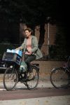Amsterdam 27 september 2017     
Prinses Marilene v Vollenhoven op de fiets in Amsterdam zuid