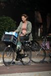 Amsterdam 27 september 2017     
Prinses Marilene v Vollenhoven op de fiets in Amsterdam zuid
