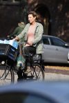Amsterdam 27 september 2017     
Prinses Marilene v Vollenhoven op de fiets in Amsterdam zuid