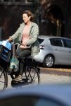 Amsterdam 27 september 2017     
Prinses Marilene v Vollenhoven op de fiets in Amsterdam zuid