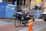 Amsterdam 27 september 2017     
Prinses Marilene v Vollenhoven op de fiets in Amsterdam zuid