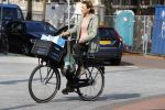 Amsterdam 27 september 2017     
Prinses Marilene v Vollenhoven op de fiets in Amsterdam zuid