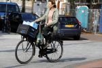Amsterdam 27 september 2017     
Prinses Marilene v Vollenhoven op de fiets in Amsterdam zuid