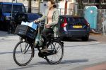 Amsterdam 27 september 2017     
Prinses Marilene v Vollenhoven op de fiets in Amsterdam zuid