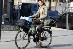 Amsterdam 27 september 2017     
Prinses Marilene v Vollenhoven op de fiets in Amsterdam zuid