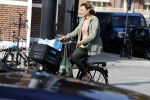 Amsterdam 27 september 2017     
Prinses Marilene v Vollenhoven op de fiets in Amsterdam zuid