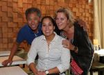 Eindhoven, 25 September 2017
Ranomi Kromowidjojo met haar ouders Netty Deemter en Rudi Kromowidjojo