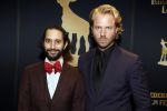 Utrecht 29 september 2017
Uitreiking gouden kalveren in de schouwburg van Utrecht. Achmed Akkabi en Thijs RÃ¶mer
