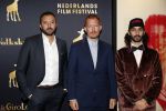 Utrecht 27 september 2018
Openingsavond Nederlandse Filmdagen in schouwburg Utrecht. Nasrdin Dchar Robert de Hoog en  Achmed Akkabi