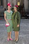 Den Haag 18 september 2018
Prinsjesdag 2018 op het binnenhof. Komning Willem Alexander Koningin Maxima Prins Constantijn en Prinses Laurentien zijn aanwezig. Annemarie Jorritsma met dochter