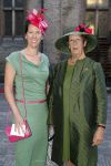 Den Haag 18 september 2018
Prinsjesdag 2018 op het binnenhof. Komning Willem Alexander Koningin Maxima Prins Constantijn en Prinses Laurentien zijn aanwezig. Annemarie Jorritsma met dochter