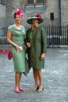 Den Haag 18 september 2018
Prinsjesdag 2018 op het binnenhof. Komning Willem Alexander Koningin Maxima Prins Constantijn en Prinses Laurentien zijn aanwezig. Annemarie Jorritsma met dochter