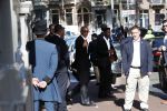Amsterdam 29 september 2018
Barrack Obama verlaat het amstel hotel . Hij had ongeveer 10 man beveiliging bij zich.
