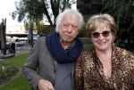 Amsterdam 16 september 2018
45 jaar Sheila de Vries in het Hilton. Catherine Keyl met Cees Dam