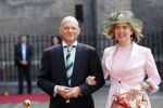 Den Haag 18 september 2018
Prinsjesdag 2018 op het binnenhof. Komning Willem Alexander Koningin Maxima Prins Constantijn en Prinses Laurentien zijn aanwezig. 
Minister Cora v Nieuwenhuizen van Infrastructuur en Waterstaat en partner