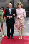 Den Haag 18 september 2018
Prinsjesdag 2018 op het binnenhof. Komning Willem Alexander Koningin Maxima Prins Constantijn en Prinses Laurentien zijn aanwezig. 
Minister Cora v Nieuwenhuizen van Infrastructuur en Waterstaat en partner
