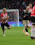Eindhoven, 23 September 2018 PSV-AJAX Kompetitie, Seizoen 2018-2019 Eindstand 3-0
Donny v d Beek en Jorrit Hendrix