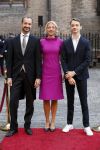 Den Haag 18 september 2018
Prinsjesdag 2018 op het binnenhof. Komning Willem Alexander Koningin Maxima Prins Constantijn en Prinses Laurentien zijn aanwezig. Eric Wiebes met vrouw en zoon