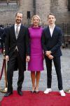 Den Haag 18 september 2018
Prinsjesdag 2018 op het binnenhof. Komning Willem Alexander Koningin Maxima Prins Constantijn en Prinses Laurentien zijn aanwezig. Eric Wiebes met vrouw en zoon