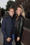 Amsterdam 10 september 2018
Feest Sjaak Swart in het nieuwe delamar theater. Felice Fleur met vriend Jonathan Tugendhaft