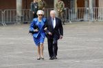 Den Haag 18 september 2018
Prinsjesdag 2018 op het binnenhof. Komning Willem Alexander Koningin Maxima Prins Constantijn en Prinses Laurentien zijn aanwezig. Frits Korthals Altes met vrouw