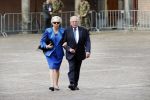 Den Haag 18 september 2018
Prinsjesdag 2018 op het binnenhof. Komning Willem Alexander Koningin Maxima Prins Constantijn en Prinses Laurentien zijn aanwezig. Frits Korthals Altes met vrouw