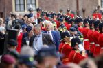 Den Haag 18 september 2018
Prinsjesdag 2018 op het binnenhof. Komning Willem Alexander Koningin Maxima Prins Constantijn en Prinses Laurentien zijn aanwezig. Geert Wilders met â€¦ en zijn beveiliging