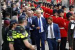 Den Haag 18 september 2018
Prinsjesdag 2018 op het binnenhof. Komning Willem Alexander Koningin Maxima Prins Constantijn en Prinses Laurentien zijn aanwezig. Geert Wilders met â€¦ en zijn beveiliging