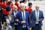 Den Haag 18 september 2018
Prinsjesdag 2018 op het binnenhof. Komning Willem Alexander Koningin Maxima Prins Constantijn en Prinses Laurentien zijn aanwezig.  Geert Wilders en Fleur Agema en zijn beveiliging