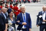 Den Haag 18 september 2018
Prinsjesdag 2018 op het binnenhof. Komning Willem Alexander Koningin Maxima Prins Constantijn en Prinses Laurentien zijn aanwezig.  Geert Wilders en Fleur Agema en zijn beveiliging