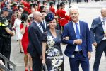 Den Haag 18 september 2018
Prinsjesdag 2018 op het binnenhof. Komning Willem Alexander Koningin Maxima Prins Constantijn en Prinses Laurentien zijn aanwezig.  Geert Wilders en Fleur Agema en zijn beveiliging