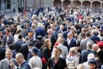 Den Haag 18 september 2018
Prinsjesdag 2018 op het binnenhof. Komning Willem Alexander Koningin Maxima Prins Constantijn en Prinses Laurentien zijn aanwezig. Geert Wilders met â€¦ en zijn beveiliging