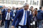 Den Haag 18 september 2018
Prinsjesdag 2018 op het binnenhof. Komning Willem Alexander Koningin Maxima Prins Constantijn en Prinses Laurentien zijn aanwezig. Geert Wilders met â€¦ en zijn beveiliging