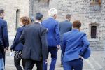 Den Haag 18 september 2018
Prinsjesdag 2018 op het binnenhof. Komning Willem Alexander Koningin Maxima Prins Constantijn en Prinses Laurentien zijn aanwezig. Geert Wilders met â€¦ en zijn beveiliging