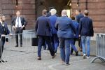 Den Haag 18 september 2018
Prinsjesdag 2018 op het binnenhof. Komning Willem Alexander Koningin Maxima Prins Constantijn en Prinses Laurentien zijn aanwezig. Geert Wilders met â€¦ en zijn beveiliging