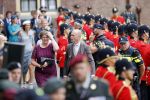 Den Haag 18 september 2018
Prinsjesdag 2018 op het binnenhof. Komning Willem Alexander Koningin Maxima Prins Constantijn en Prinses Laurentien zijn aanwezig. Gert-Jan Segers met partner