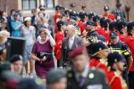 Den Haag 18 september 2018
Prinsjesdag 2018 op het binnenhof. Komning Willem Alexander Koningin Maxima Prins Constantijn en Prinses Laurentien zijn aanwezig. Gert-Jan Segers met partner