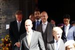 Den Haag 18 september 2018
Prinsjesdag 2018 op het binnenhof. Komning Willem Alexander Koningin Maxima Prins Constantijn en Prinses Laurentien zijn aanwezig. Gert-Jan Segers met partner