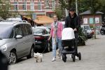 Amsterdam 21 september 2018
Denise Boekhoorn en Giedo v d Garde achter de kinderwagen.