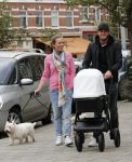 Amsterdam 21 september 2018
Denise Boekhoorn en Giedo v d Garde achter de kinderwagen.